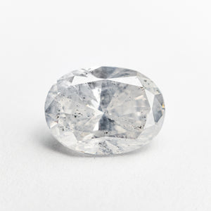 2.07ct 9.34x6.95x4.51mm GIA I3 Fancy White Oval Brilliant 19229-01