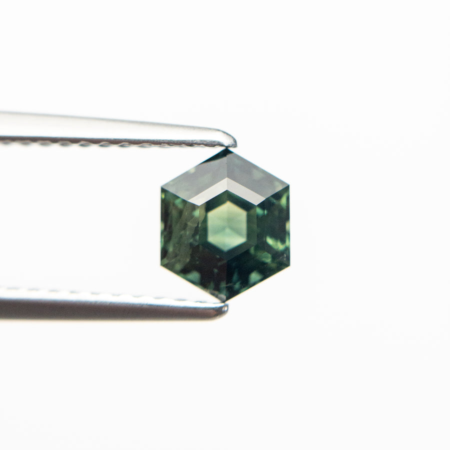 1.17ct 6.53x5.50x4.17mm Hexagon Step Cut Sapphire 19285-01