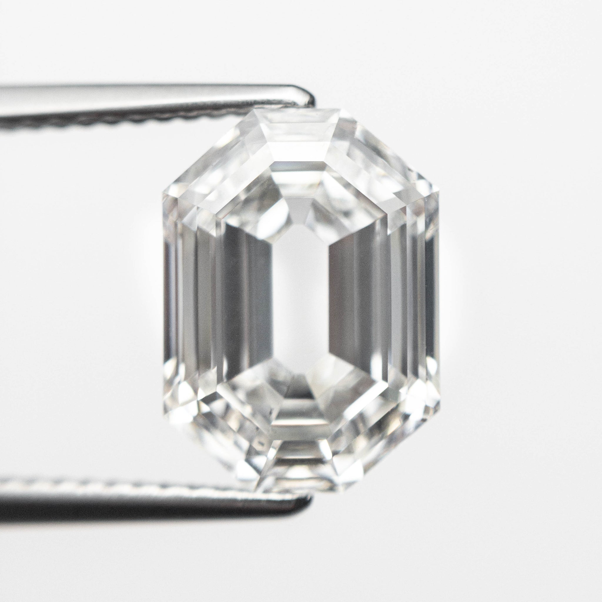 5.02ct 11.79x8.54x4.94mm GIA SI1 F Cut Corner Rectangle Step
