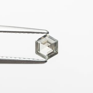 0.39ct 5.21x4.53x2.33mm Hexagon Step Cut Sapphire 19347-01