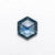 1.04ct 7.97x6.91x2.45mm Hexagon Double Cut Sapphire 19373-01