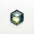1.26ct 8.31x7.13x2.60mm Hexagon Double Cut Sapphire 19381-01