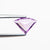 0.75ct 6.01x8.66x2.73mm Shield Rosecut Sapphire 19385-14