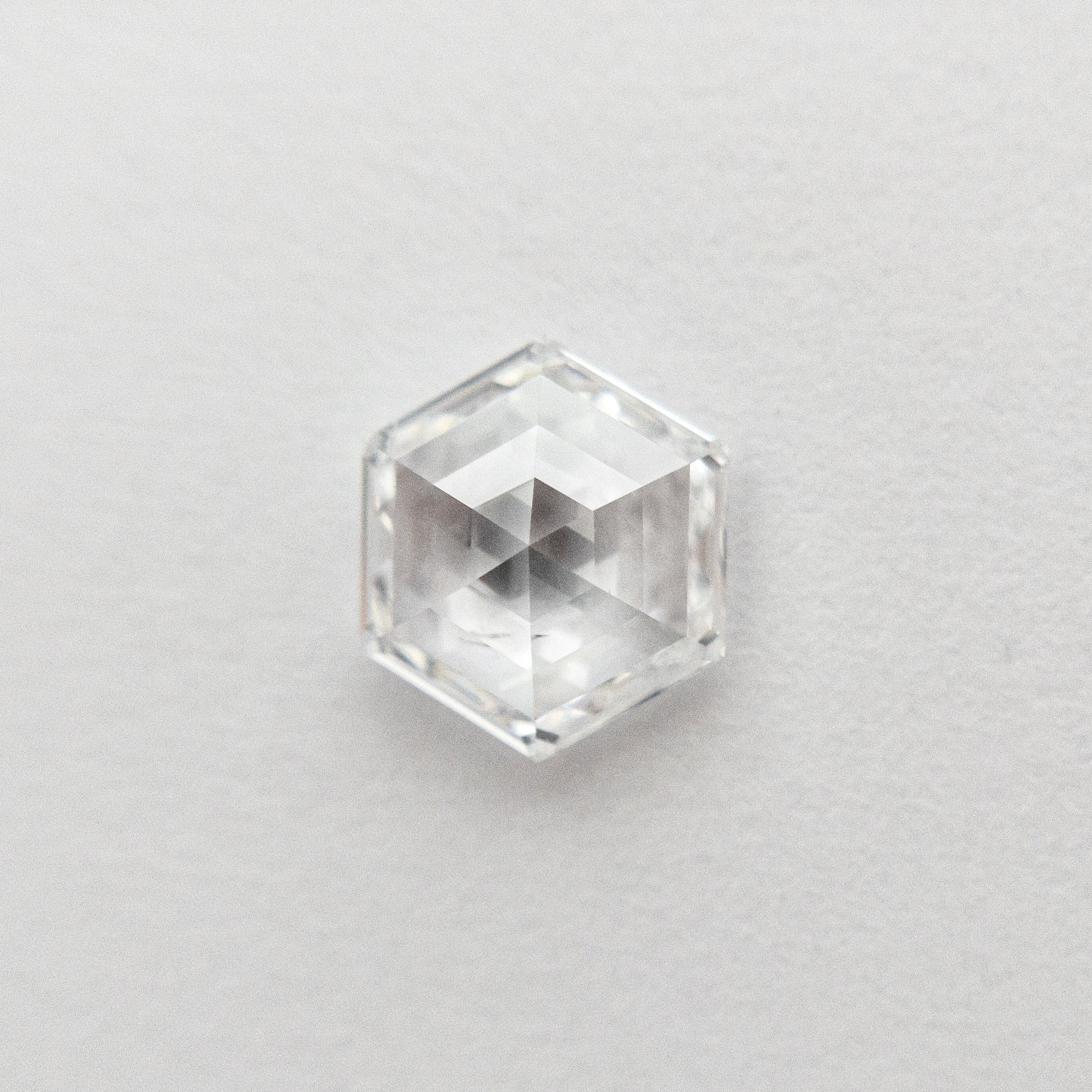 0.79ct 6.74x5.91x2.55mm SI1 E Hexagon Rosecut 19386-04 🇨🇦