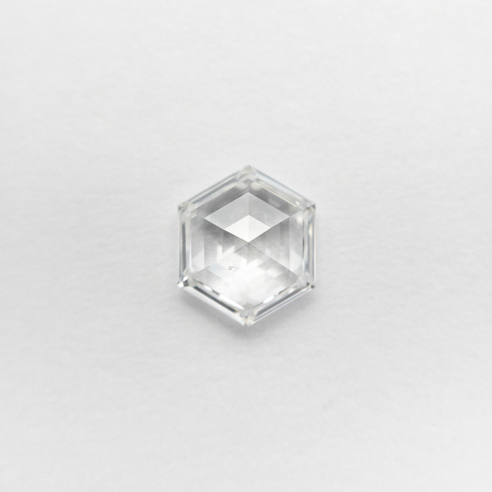 0.62ct 6.14x5.39x2.37mm SI1 F Hexagon Step Cut 19386-11 🇨🇦