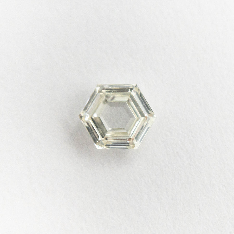 0.62ct 6.10x5.12x2.18mm SI2 K Hexagon Step Cut 19386-12 🇨🇦