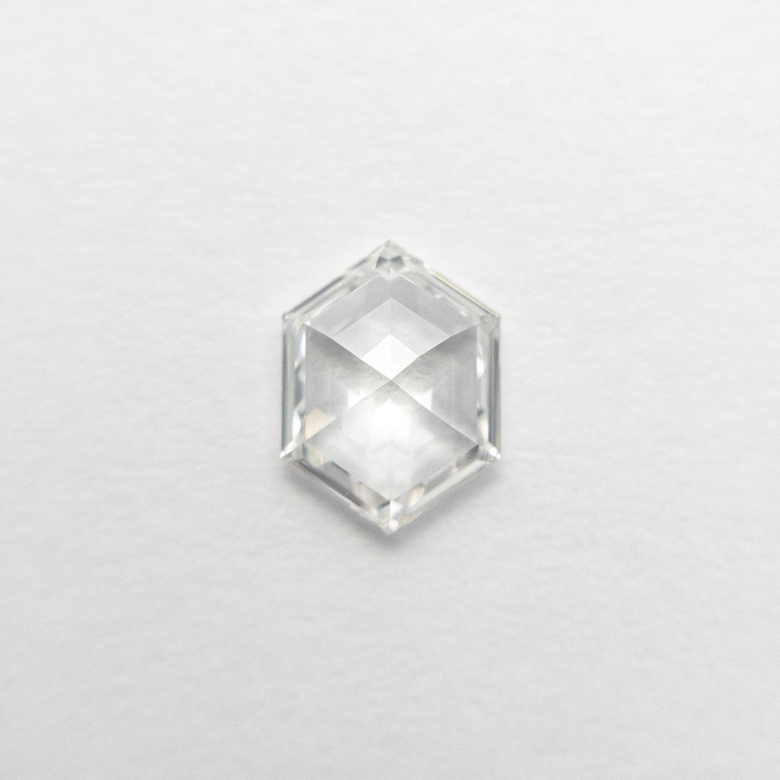 0.62ct 7.01x5.20x2.21mm VS2 G Hexagon Rosecut 19386-14 🇨🇦