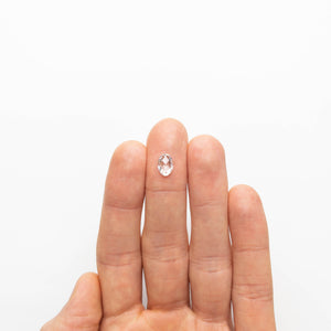 1.02ct 8.67x6.01x2.27mm GIA VVS2 D Oval Rosecut 19407-01