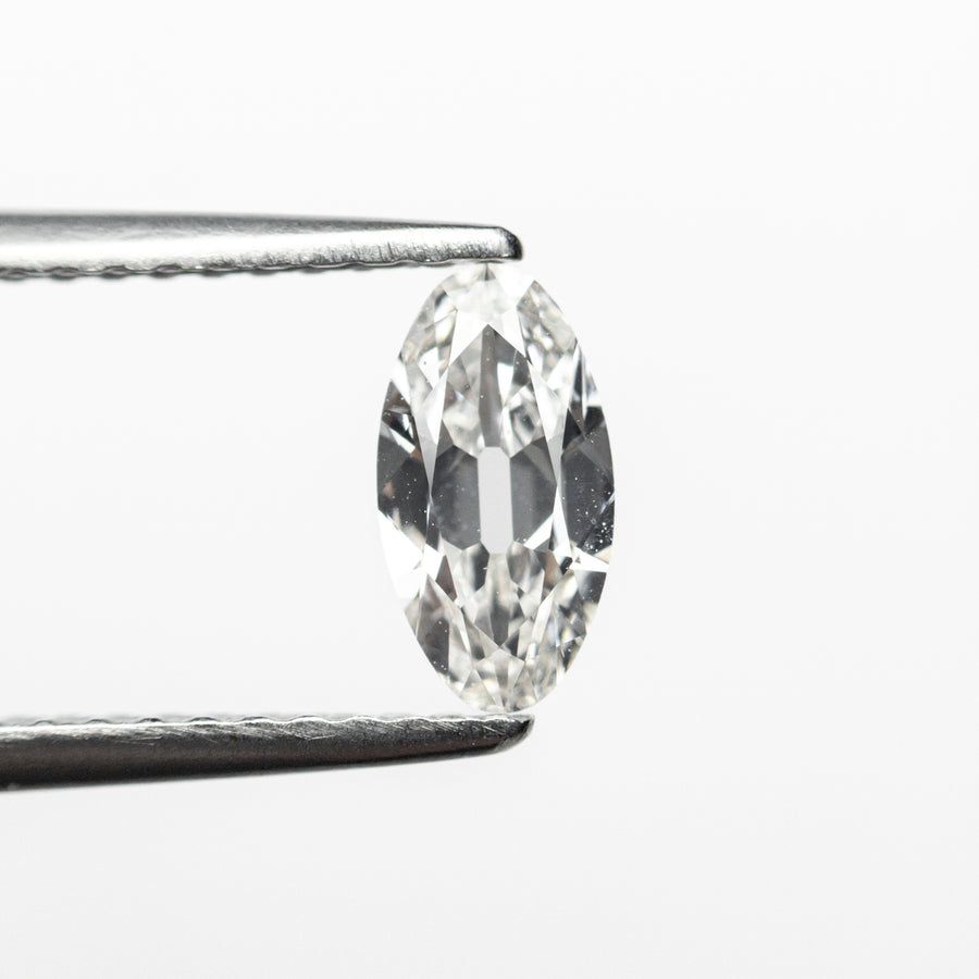 0.50ct 7.32x3.82x2.29mm VS2 F Modern Antique Oval Brilliant 19438-21