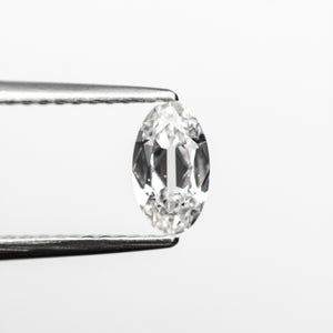 0.45ct 6.58x3.79x2.26mm VS2 D Modern Antique Oval Brilliant 19438-23