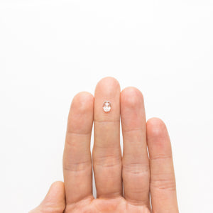 0.70ct 6.99x5.30x1.99mm VS2 G Oval Rosecut 19486-04