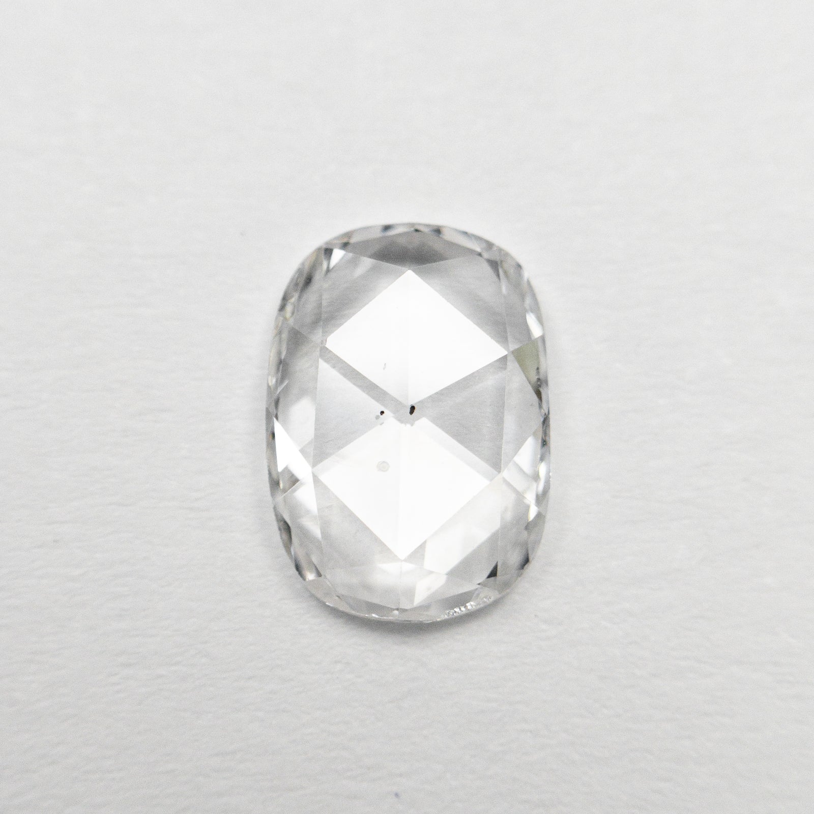0.86ct 8.04x5.68x1.67mm SI1 F+ Cushion Rosecut 19487-07