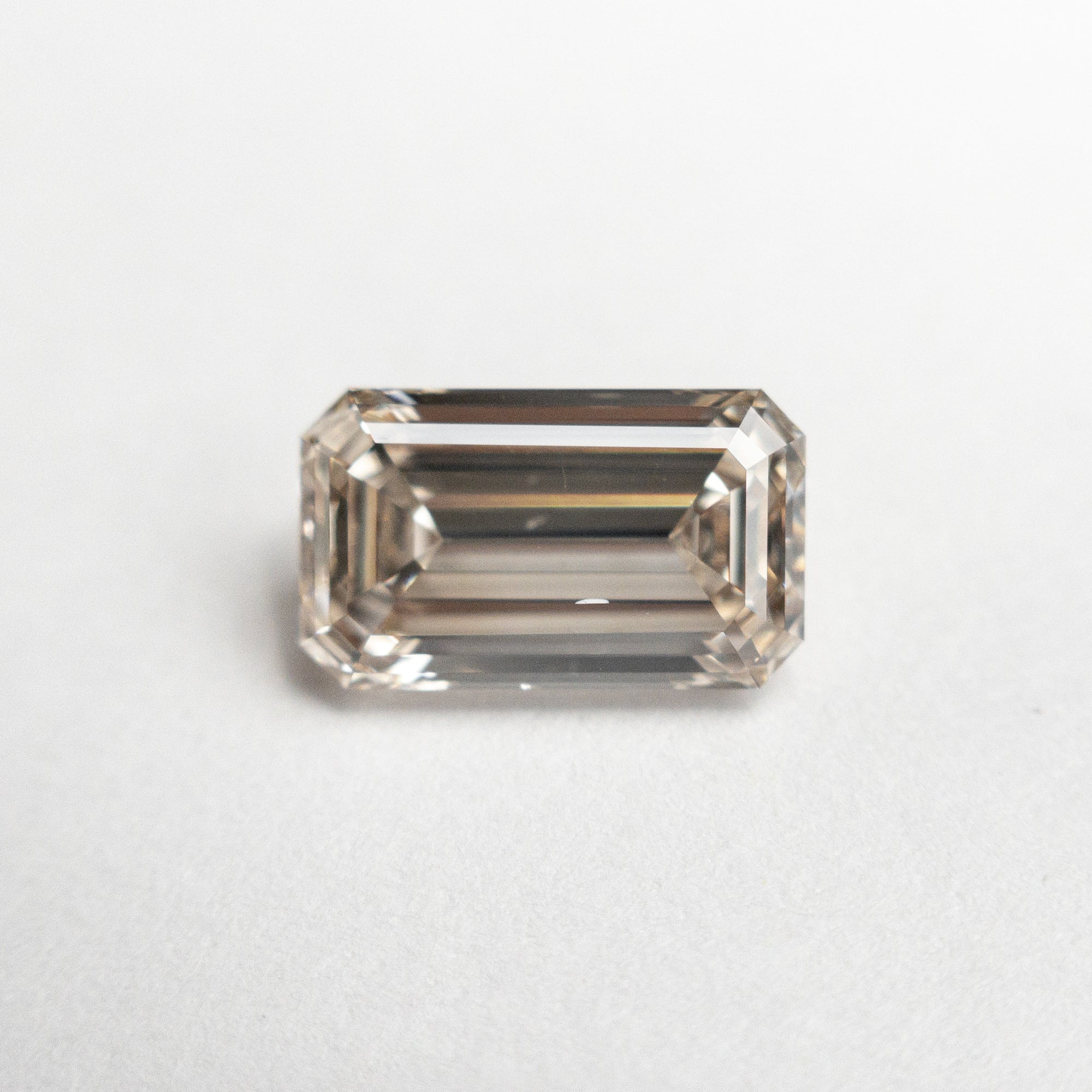 1.51ct 8.75x5.21x3.28mm SI2 C3 Champagne Cut Corner Rectangle Step Cut 19496-02