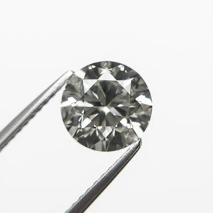 2.01ct 7.96x7.94x5.02mm Fancy Grey Round Brilliant 19551-01