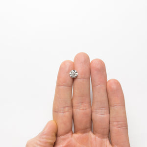 2.01ct 7.96x7.94x5.02mm Fancy Grey Round Brilliant 19551-01