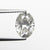 2.01ct 9.25x6.83x4.81mm GIA Light Grey Oval Brilliant 19557-01