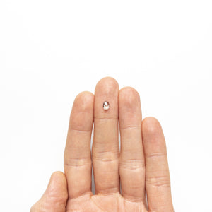 0.61ct 6.06x4.06x2.63mm SI2 Oval Rosecut 19573-01