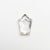 0.63ct 7.66x5.35x1.77mm SI1 C2 Pentagon Rosecut 19573-03