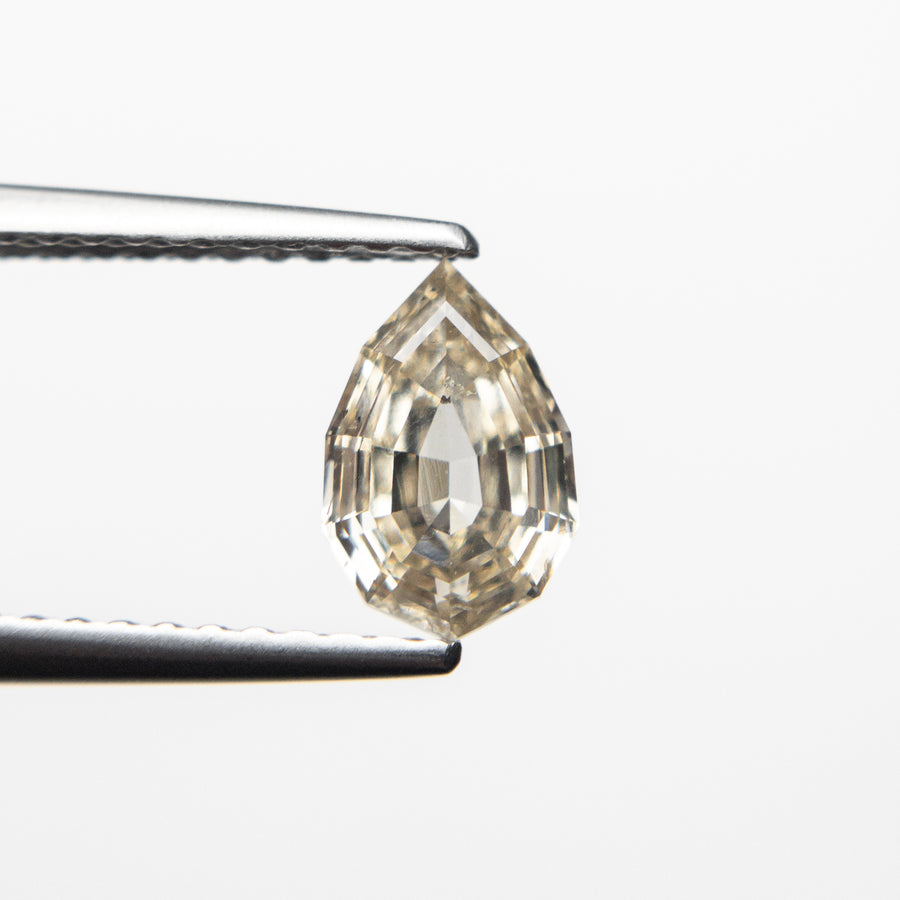 0.76ct 7.65x5.05x2.64mm SI2 C3 Geo Pear Step Cut 19592-02