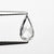 0.43ct 7.82x4.19x1.54mm VS1 D Pear Rosecut 19601-03