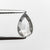 0.66ct 8.01x5.09x1.91mm Pear Rosecut 19609-24