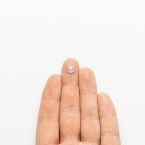 1.22ct 7.66x6.06x2.95mm Hexagon Rosecut 19619-28