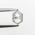 0.88ct 6.75x4.76x2.91mm Hexagon Rosecut 19619-30