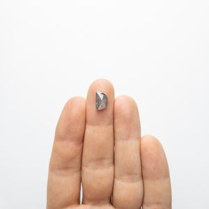 2.09ct 10.73x7.08x3.16mm Half Moon Rosecut 19622-38
