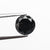 2.21ct 7.65x7.68x5.66mm Natural Fancy Black Round Brilliant 19625-01