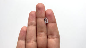 0.91ct 8.87x4.84x2.38mm Shield Step Cut Sapphire 22835-01