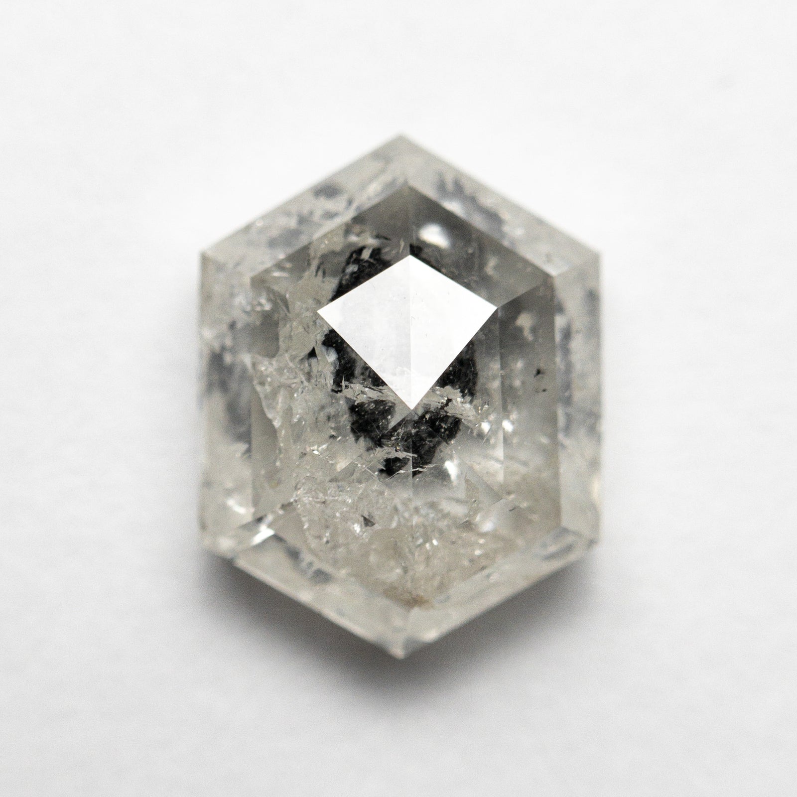 3.78ct 10.69x8.25x4.90mm Hexagon Rosecut 19742-31