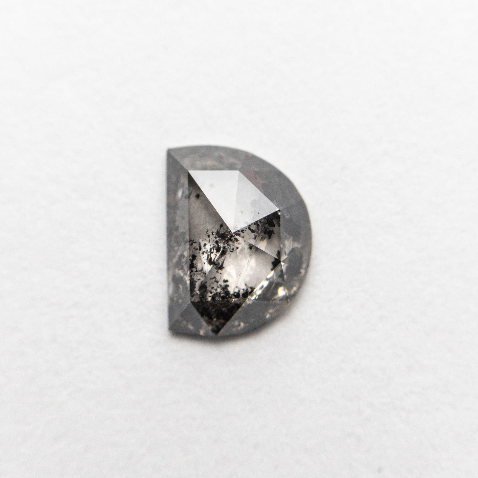 0.62ct 6.44x4.87x2.32mm Half Moon Rosecut 19744-27