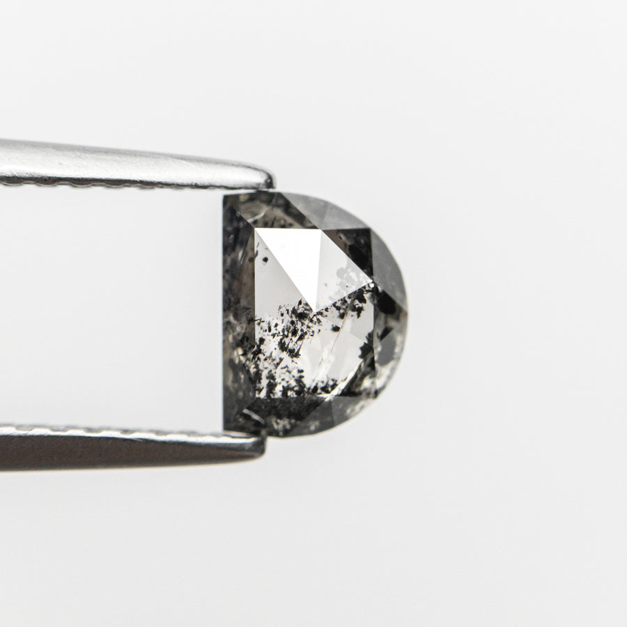 0.62ct 6.44x4.87x2.32mm Half Moon Rosecut 19744-27