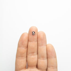 0.64ct 6.38x4.88x2.31mm Half Moon Rosecut 19744-28