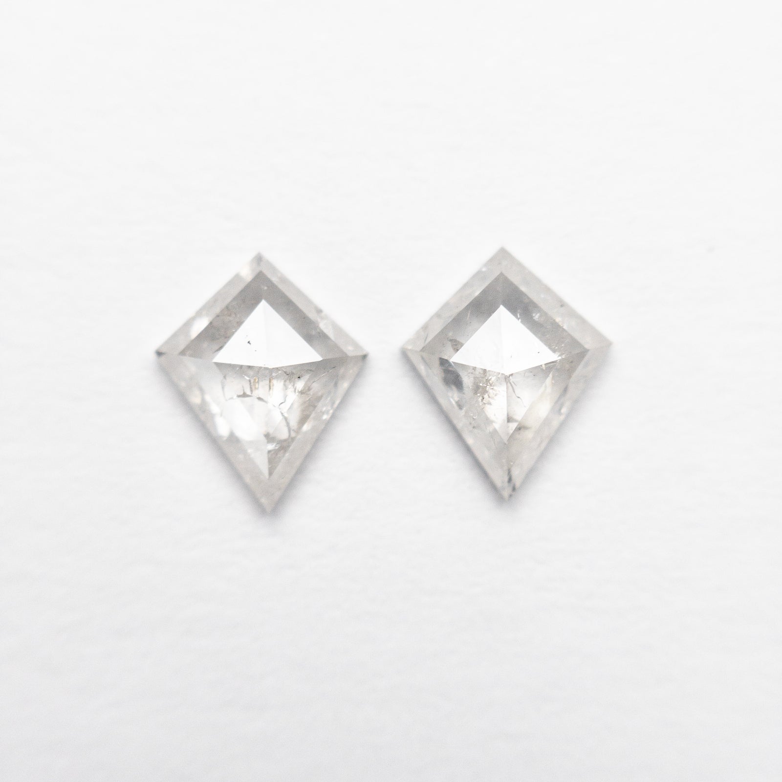 0.80cttw 2pc 6.40x5.28x2.04mm 6.49x5.34x1.93mm Kite Rosecut Matching Pair 19760-01