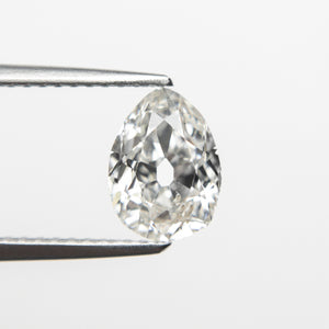 1.12ct 8.38x6.15x3.11mm GIA Antique I1 G Old Mine Cut Pear 19796-01