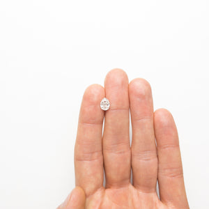 1.12ct 8.38x6.15x3.11mm GIA Antique I1 G Old Mine Cut Pear 19796-01