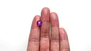 3.52ct 8.28x8.26x5.22mm Cushion Brilliant Sapphire 22930-01