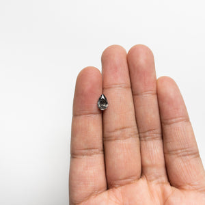1.06ct 8.38x5.56x3.63mm VS2 Fancy Dark Grey Pear Brilliant 19913-25