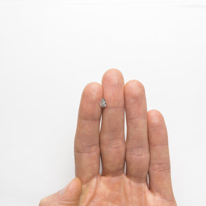 0.51ct 6.92x4.33x2.48mm VS2 Fancy Grey Pear Brilliant 19923-05