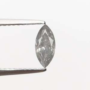 0.50ct 7.93x3.63x2.54mm Fancy Grey Marquise Brilliant 19923-26