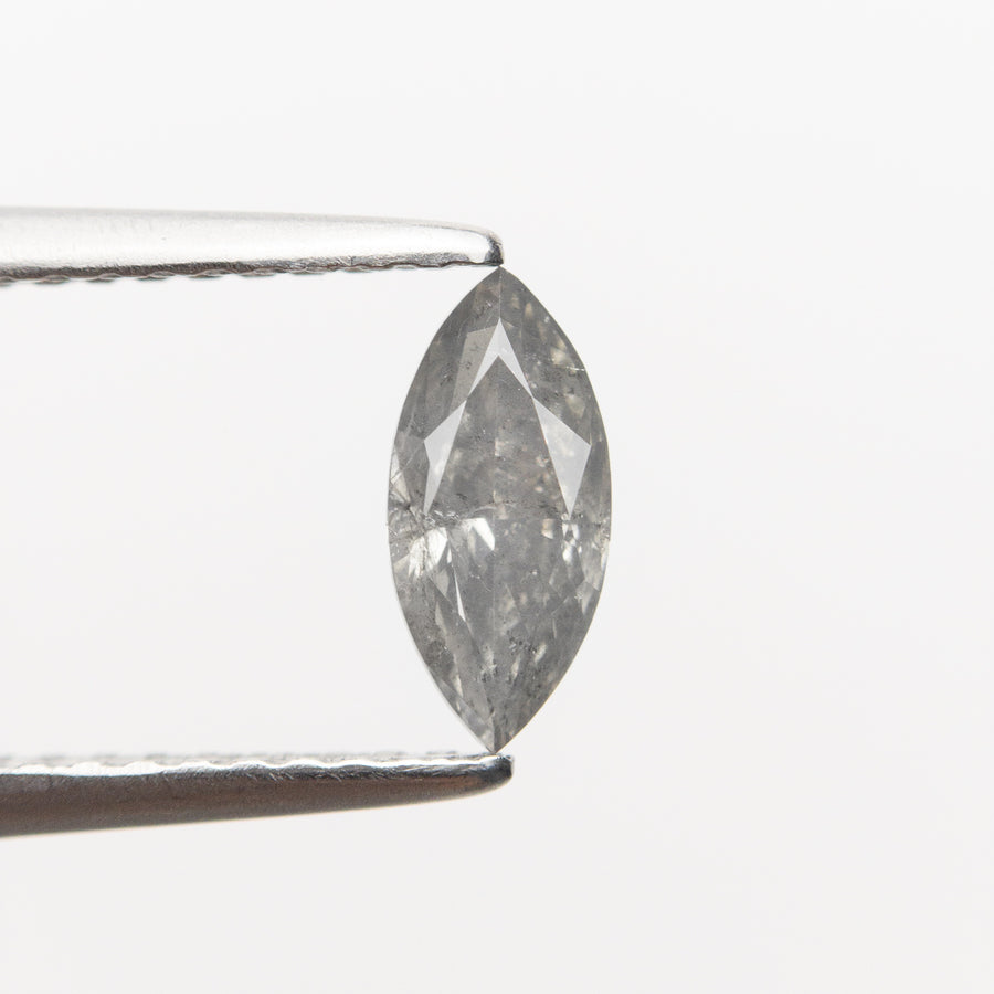 0.50ct 7.93x3.63x2.54mm Fancy Grey Marquise Brilliant 19923-26