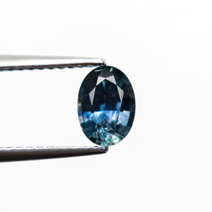 0.95ct 6.85x5.05x3.47mm Teal Oval Brilliant Sapphire 19939-21