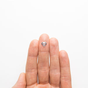 0.83ct 6.48x8.28x1.50mm Shield Portrait Cut Sapphire 19959-01