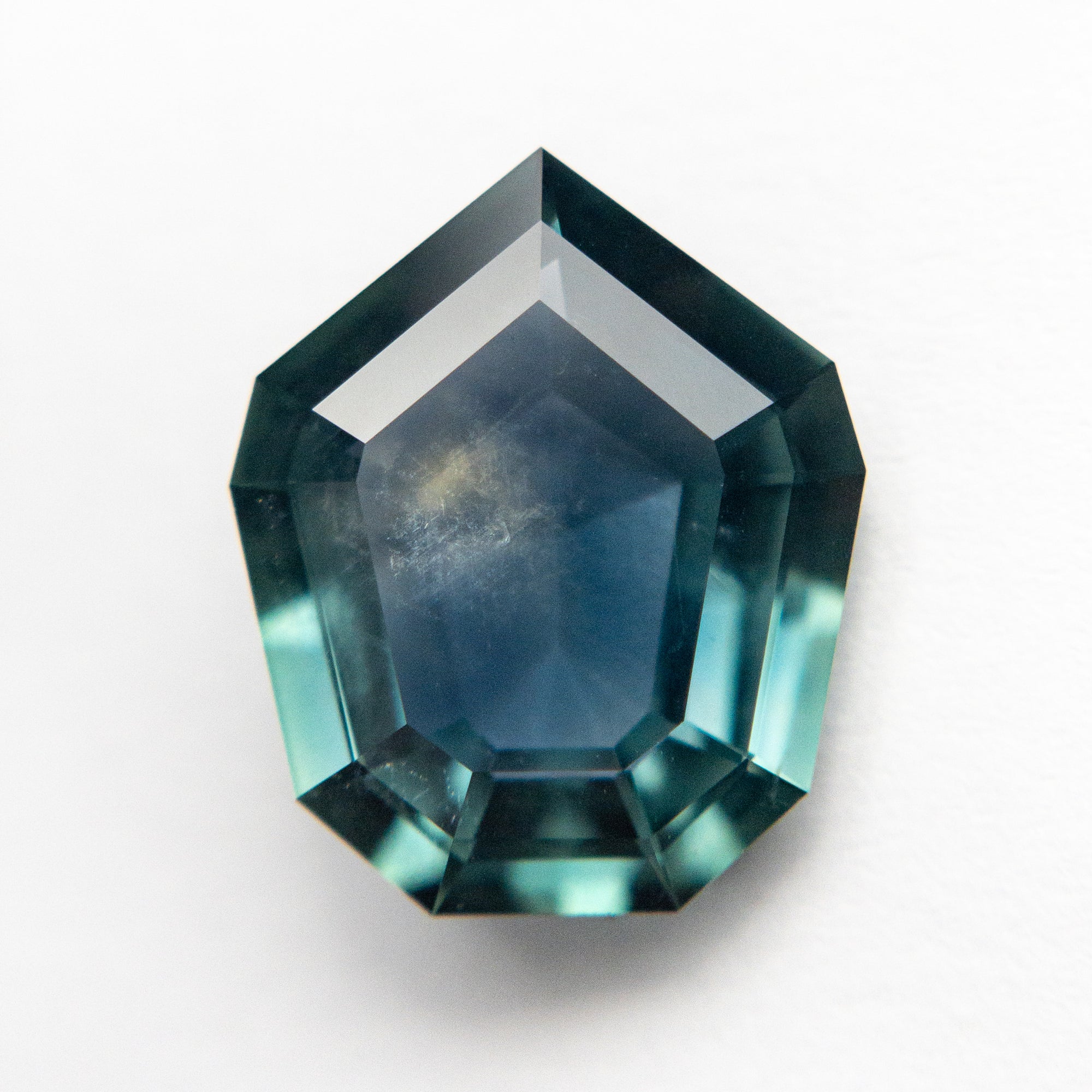 4.32ct 12.54x10.46x4.16mm Shield Step Cut Sapphire 19975-01