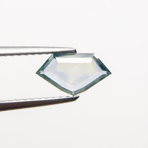 0.68ct 5.27x9.41x1.44mm Shield Portrait Cut Sapphire 19989-01
