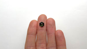 2.11ct 8.94x7.70x4.00mm Hexagon Double Cut Sapphire 22315-01
