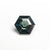 1.06ct 6.86x5.87x3.53mm Hexagon Step Cut Sapphire 20031-06