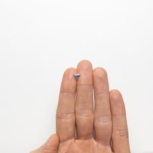 0.71ct 6.07x7.20x2.96mm Shield Step Cut Sapphire 20195-01