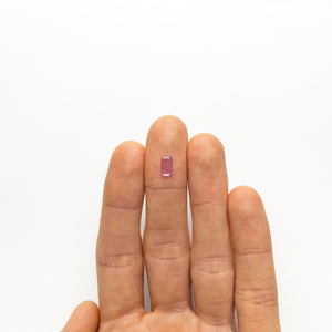 0.47ct 7.46x4.07x1.08mm Cut Corner Rectangle Portrait Cut Sapphire 20756-01